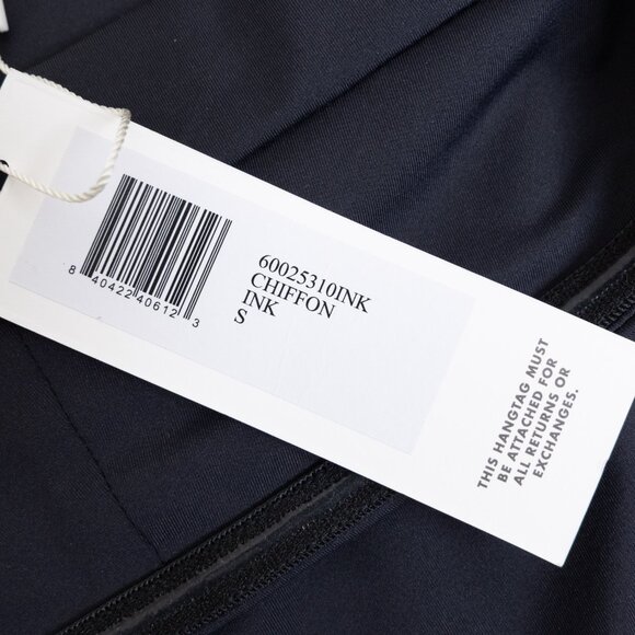 Ciao Lucia Giselle Dress Chiffon Jersey Maxi Black Blue - Picture 14 of 16